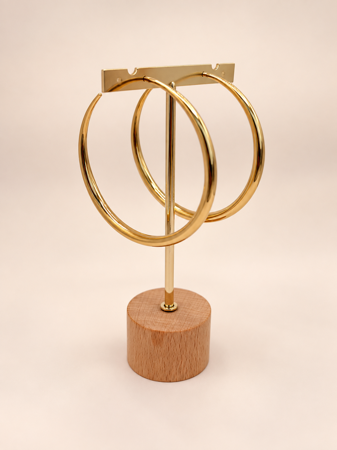 Basic grote oorringen goud