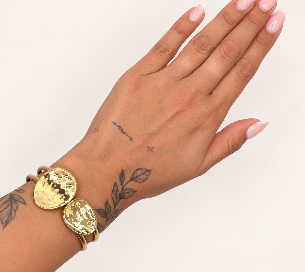 Armband met stenen goud