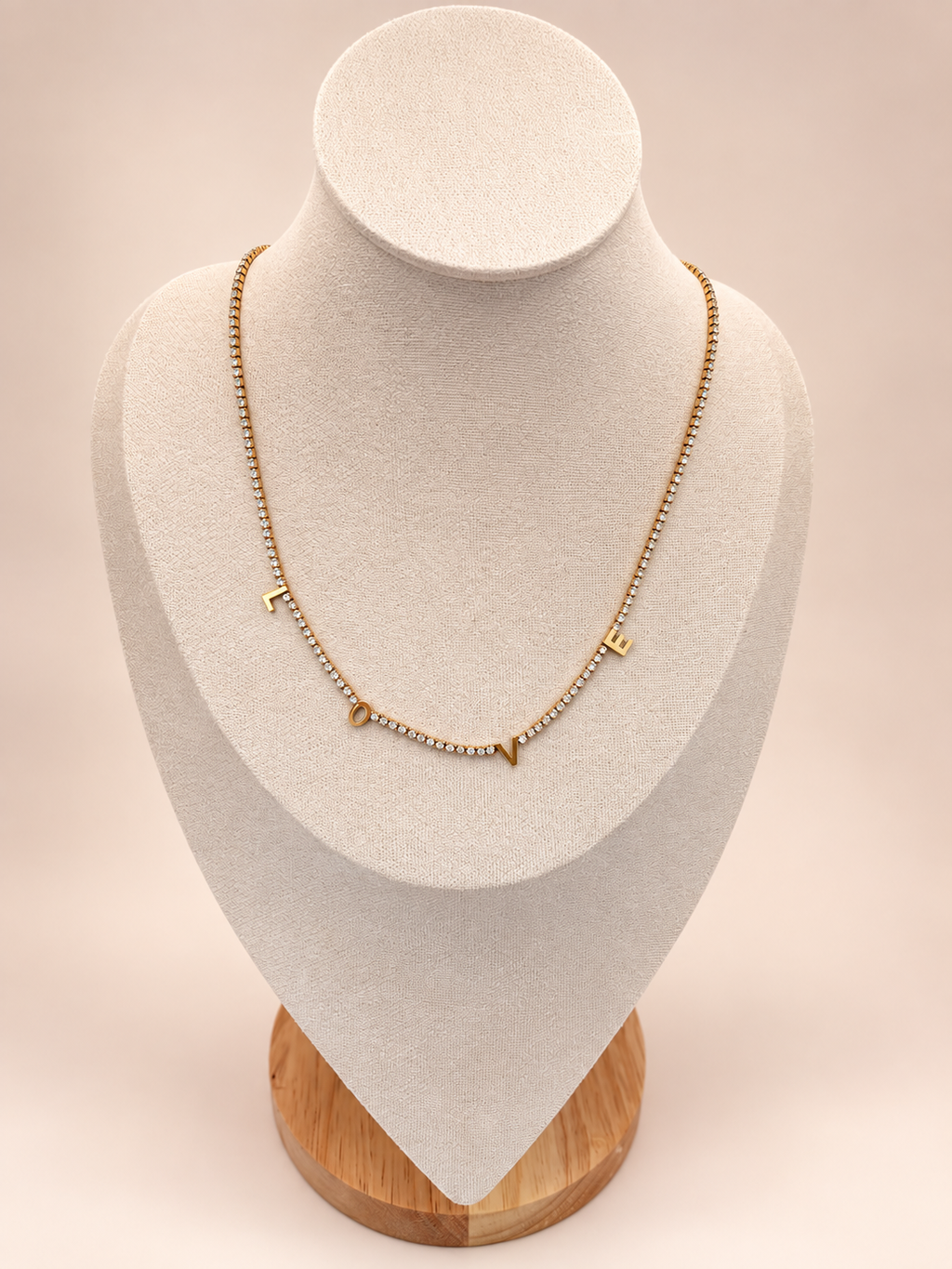 Love ketting goud