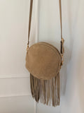 Lea fringe bag suède
