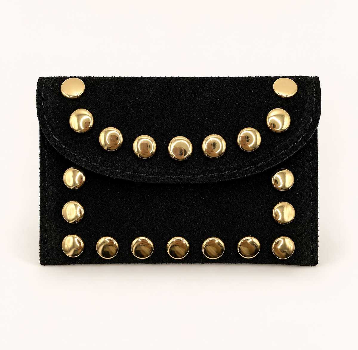 Beursje studs suède