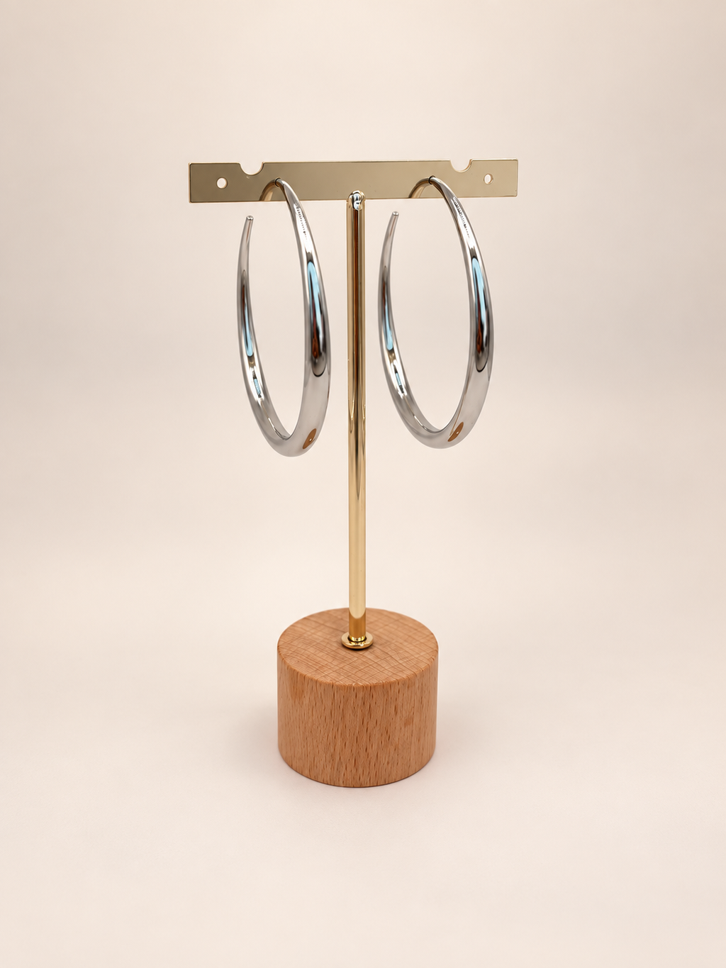 Basic grote oorringen zilver
