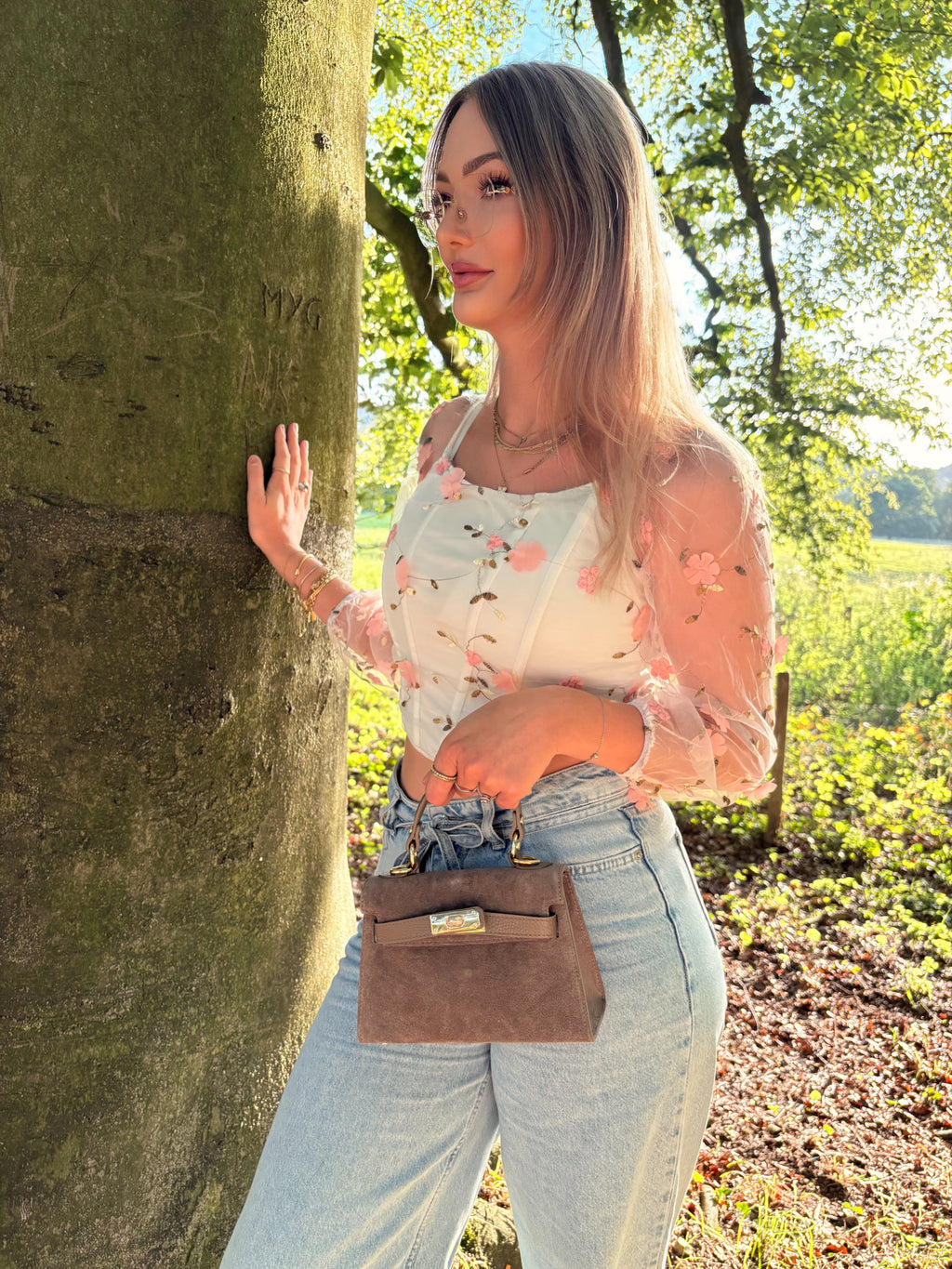 Sophia bag suède