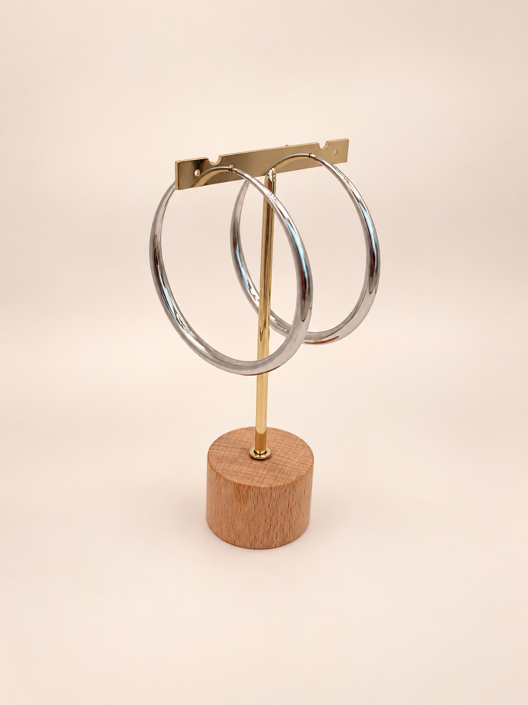 Basic grote oorringen zilver