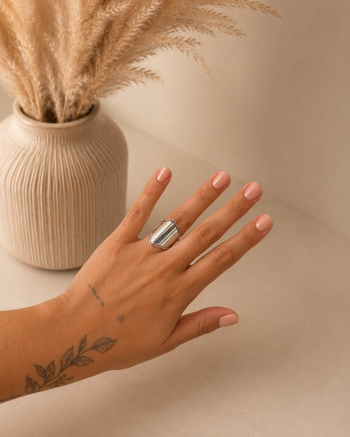 Zilveren ring