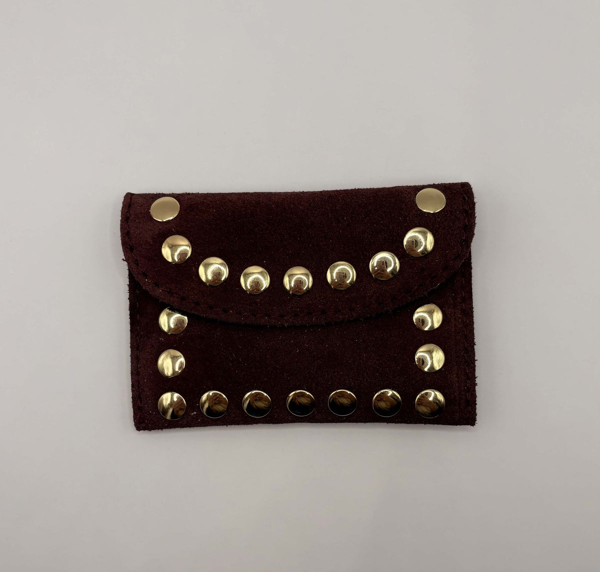 Beursje studs suède