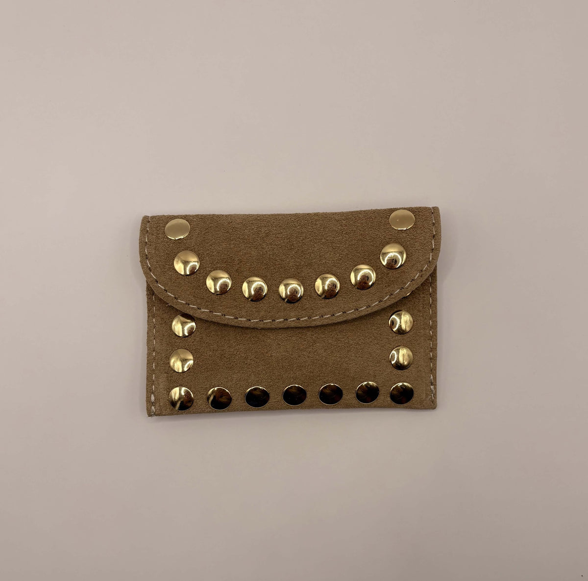 Beursje studs suède