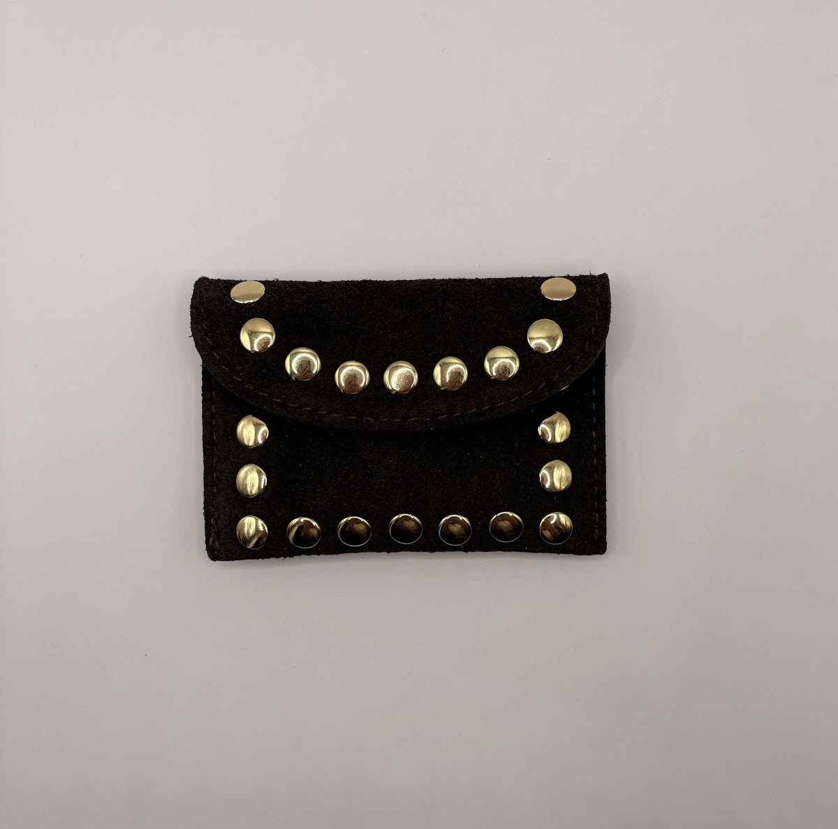 Beursje studs suède
